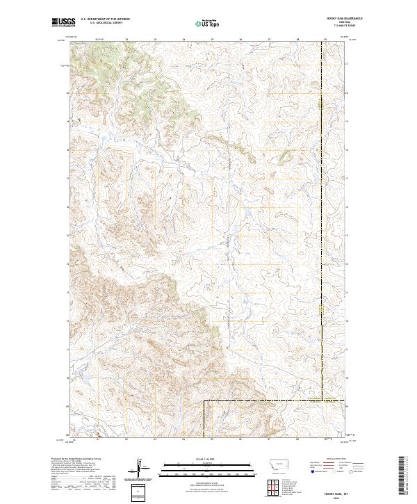 USGS Topographic Map – Hooky Dam
