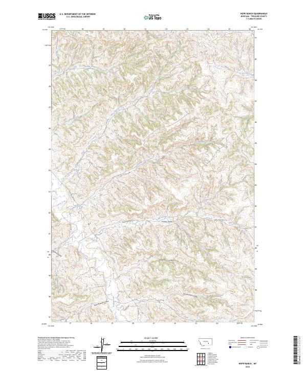 USGS Topographic Map – Hope Ranch