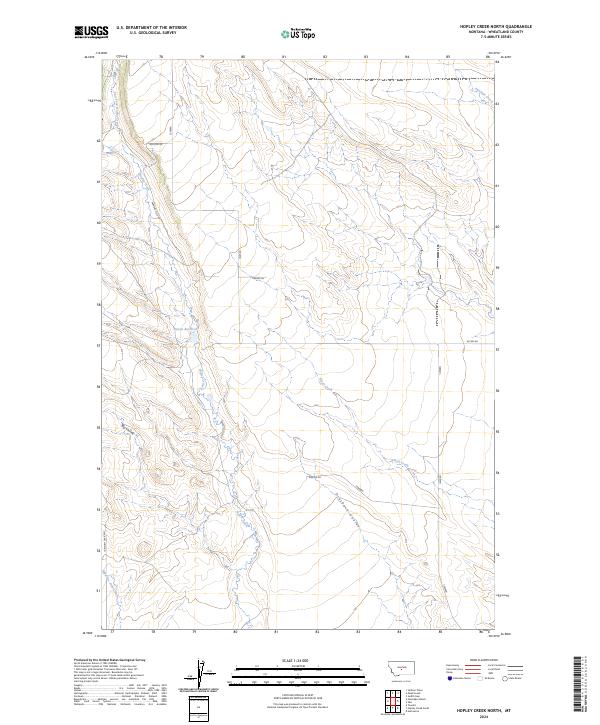 USGS Topographic Map – Hopley Creek North