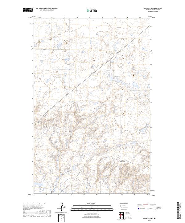 USGS Topographic Map – Hornbeck Lake