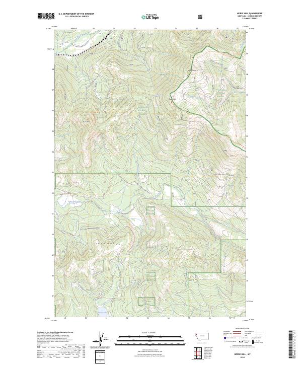USGS Topographic Map – Horse Hill