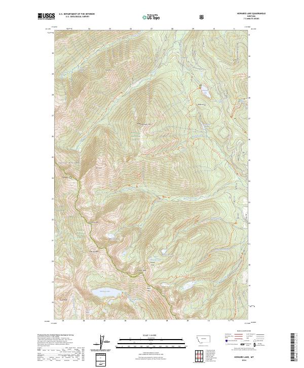 USGS Topographic Map – Howard Lake