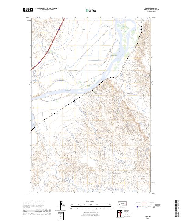 USGS Topographic Map – Hoyt
