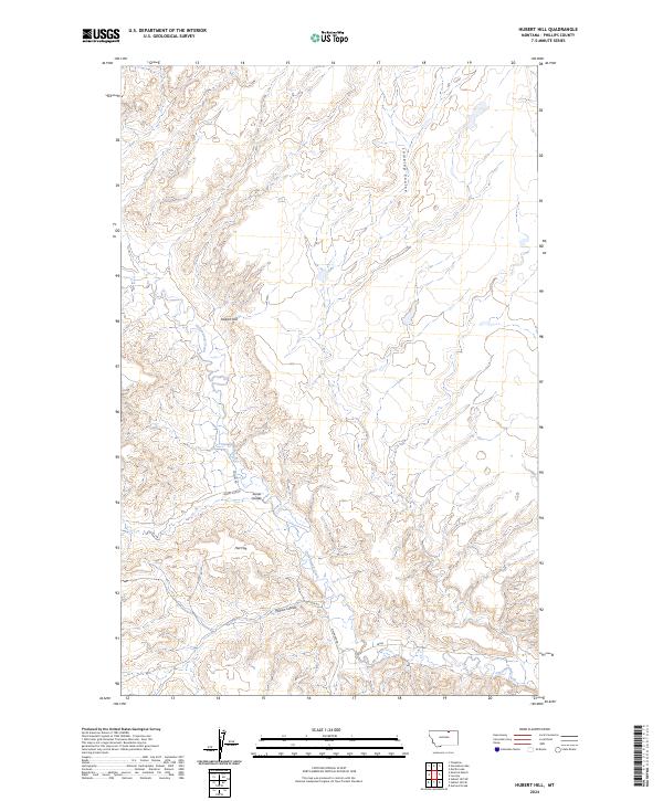 USGS Topographic Map – Hubert Hill