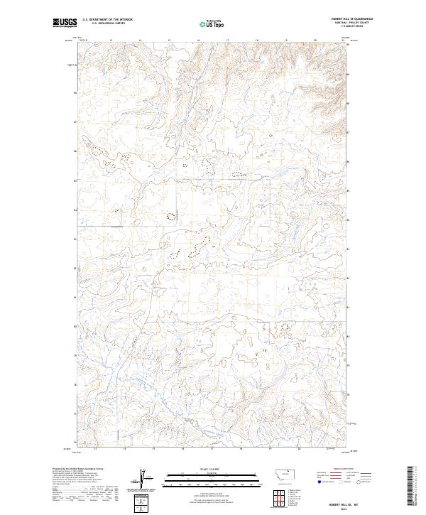 2024 Map of Hubert Hill SE, 2024 Print