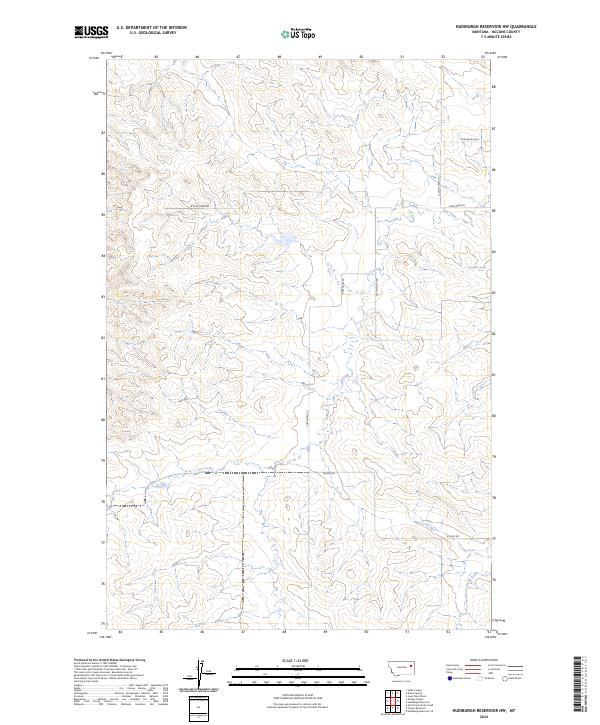 USGS Topographic Map – Hudiburgh Reservoir NW