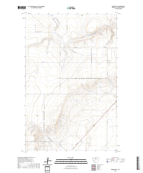 2024 Map of Ihmsen Well, 2024 Print