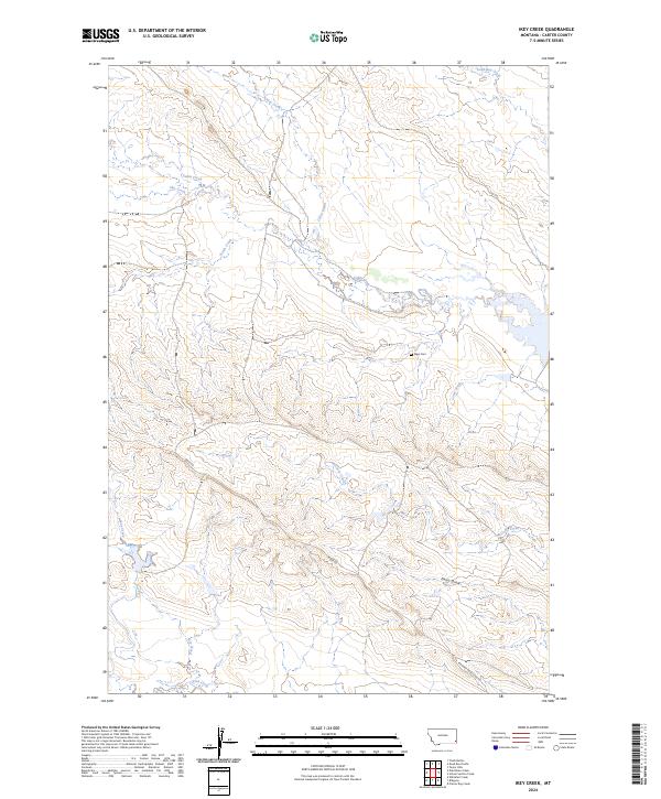 USGS Topographic Map – Ikey Creek