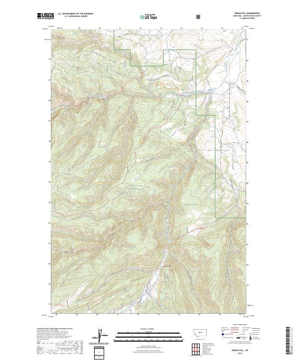 USGS Topographic Map – Indian Hill