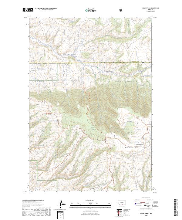USGS Topographic Map – Indian Spring