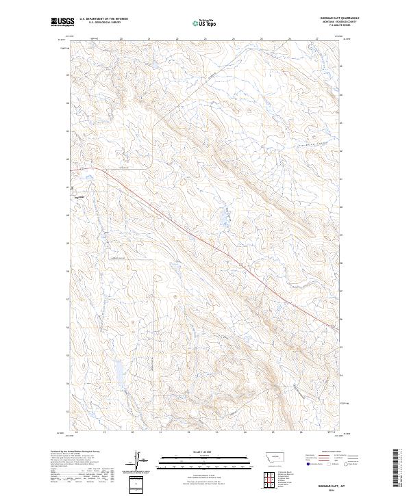 USGS Topographic Map – Ingomar East