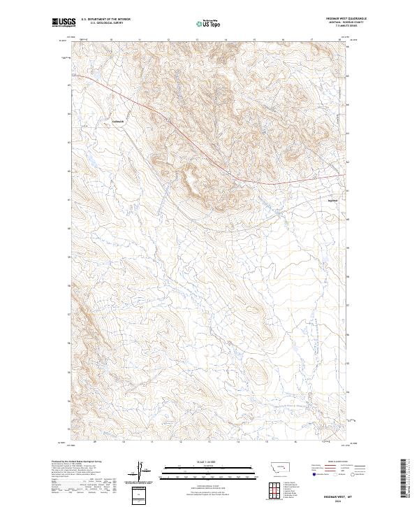 USGS Topographic Map – Ingomar West