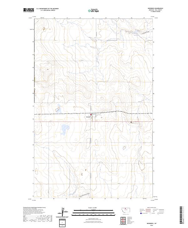 USGS Topographic Map – Inverness