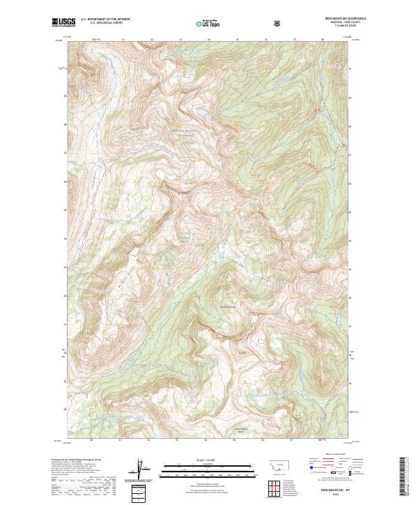 USGS Topographic Map – Iron Mountain