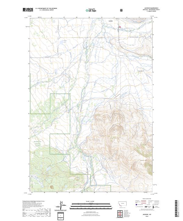 USGS Topographic Map – Jackson