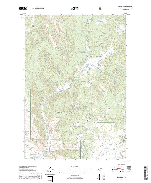 USGS Topographic Map – Jackson Hill