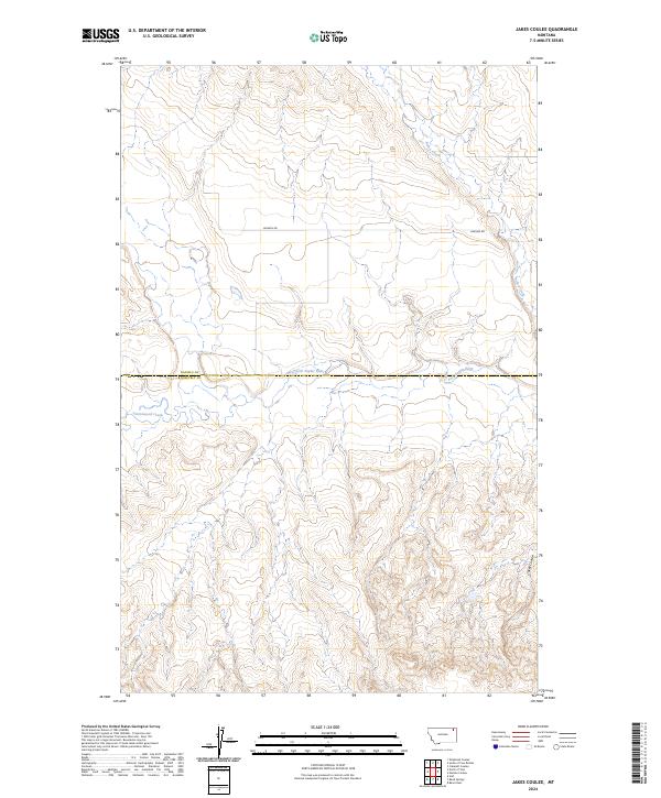 USGS Topographic Map – Jakes Coulee