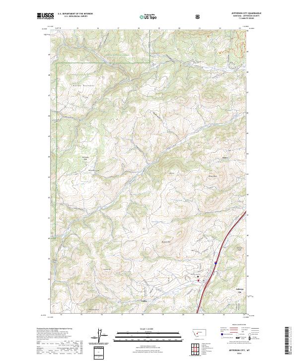 USGS Topographic Map – Jefferson City