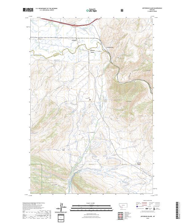 USGS Topographic Map – Jefferson Island