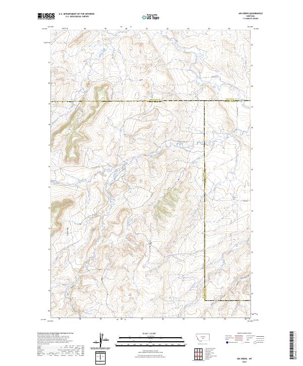USGS Topographic Map – Jim Creek