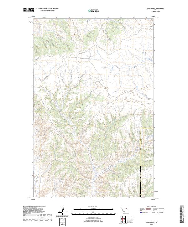 USGS Topographic Map – John Coulee