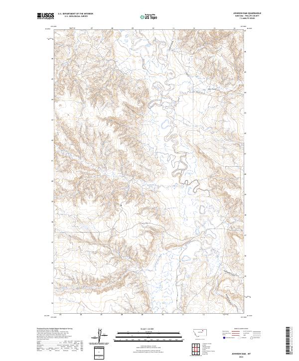 USGS Topographic Map – Johnson Dam
