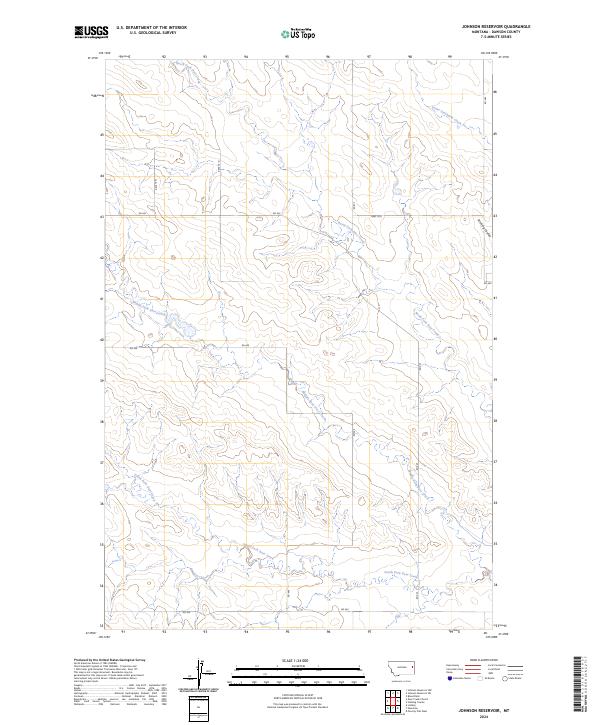 USGS Topographic Map – Johnson Reservoir