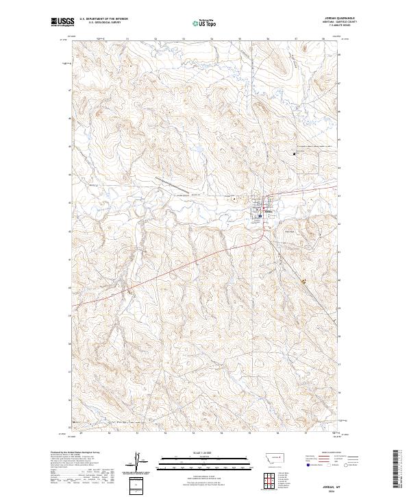 USGS Topographic Map – Jordan