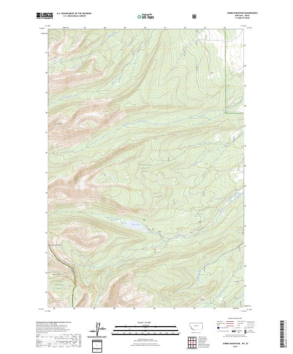 2024 Map of Jumbo Mountain, 2024 Print