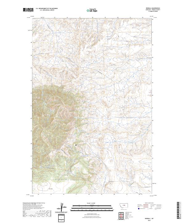 USGS Topographic Map – Kendall