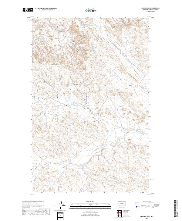USGS Topographic Map – Kester School