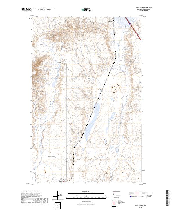 2024 Map of Kevin North, 2024 Print