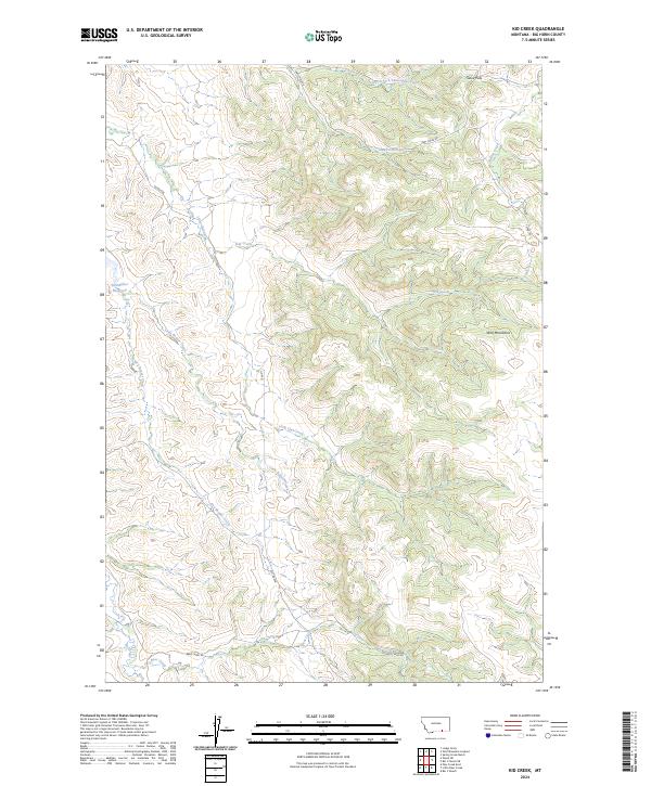 USGS Topographic Map – Kid Creek