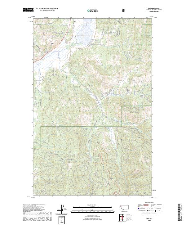 USGS Topographic Map – Kila