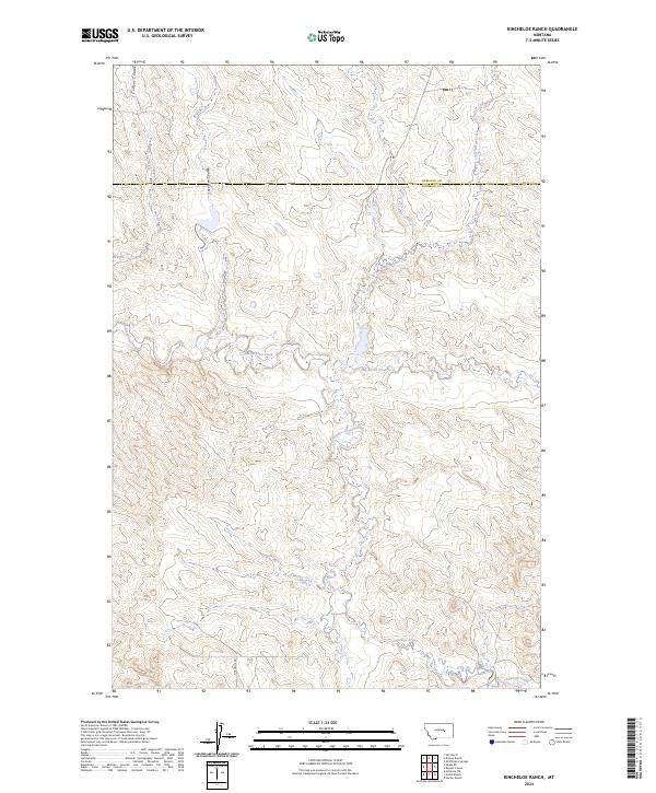 USGS Topographic Map – Kincheloe Ranch