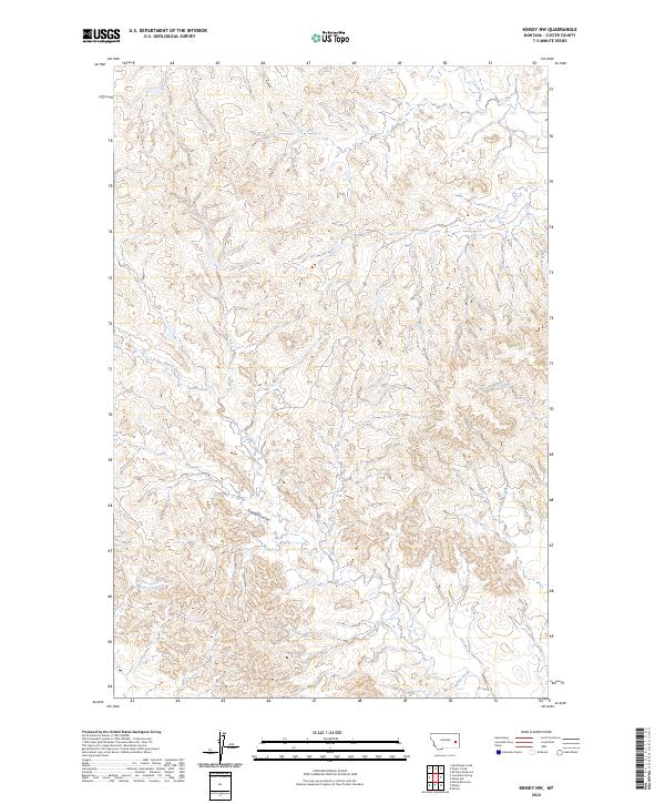 USGS Topographic Map – Kinsey NW
