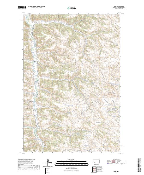 USGS Topographic Map – Kirby