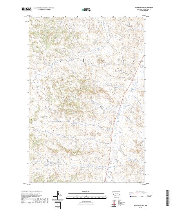 USGS Topographic Map – Kirkpatrick Hill