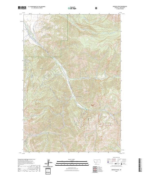 USGS Topographic Map – Knowles Peak