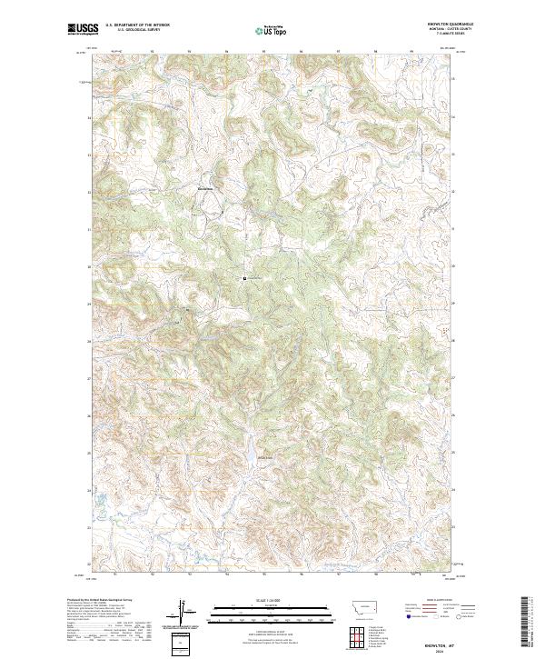 USGS Topographic Map – Knowlton