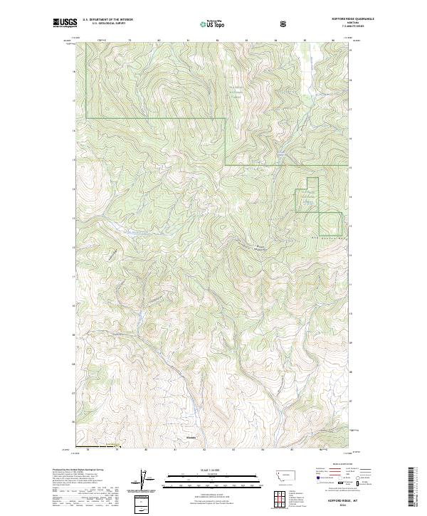 USGS Topographic Map – Kofford Ridge