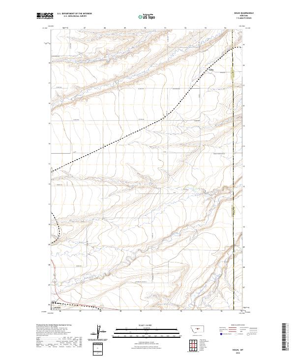 USGS Topographic Map – Kolin