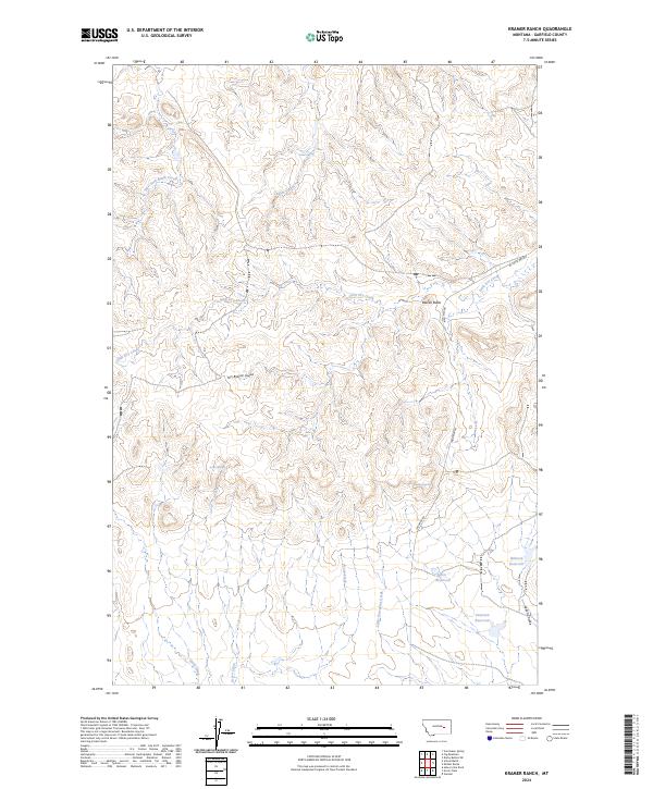 USGS Topographic Map – Kramer Ranch