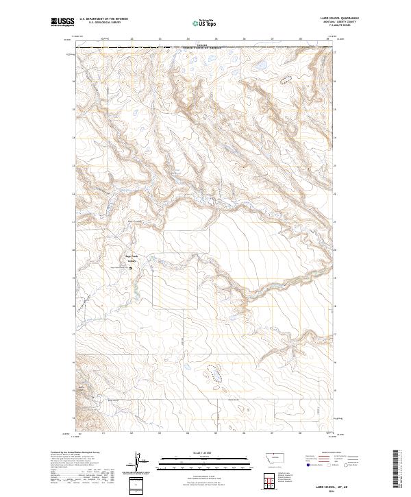 USGS Topographic Map – Laird School