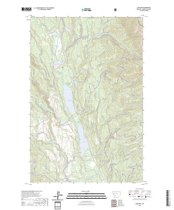 USGS Topographic Map – Lake Inez
