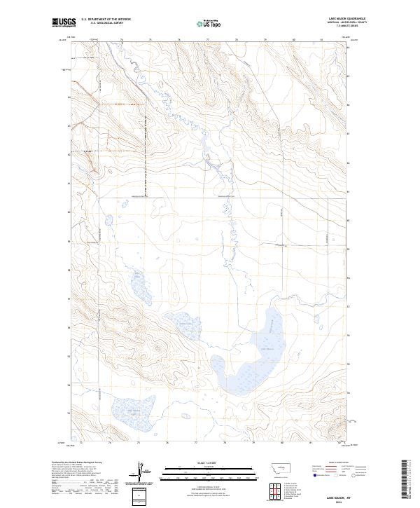 USGS Topographic Map – Lake Mason