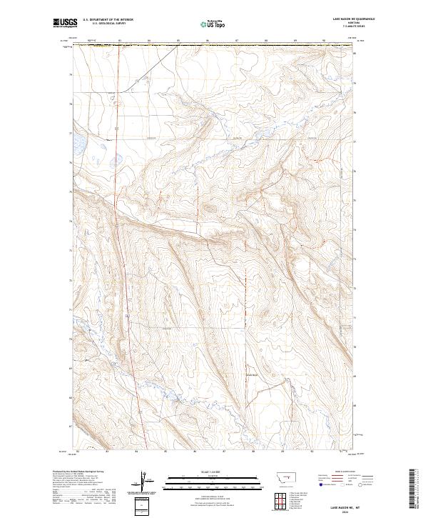 USGS Topographic Map – Lake Mason NE