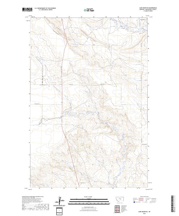 USGS Topographic Map – Lake Mason SE