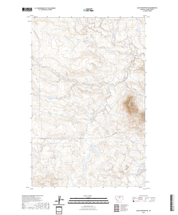 USGS Topographic Map – Lake Seventeen NE