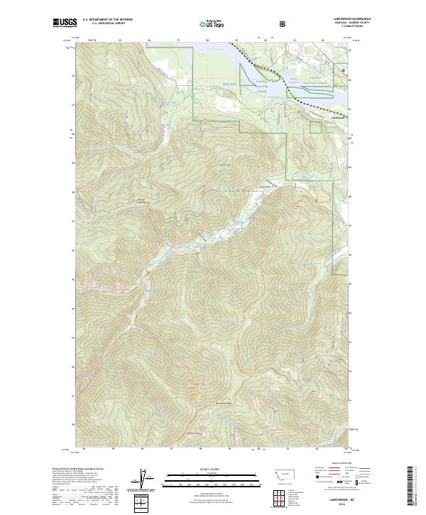 USGS Topographic Map – Larchwood